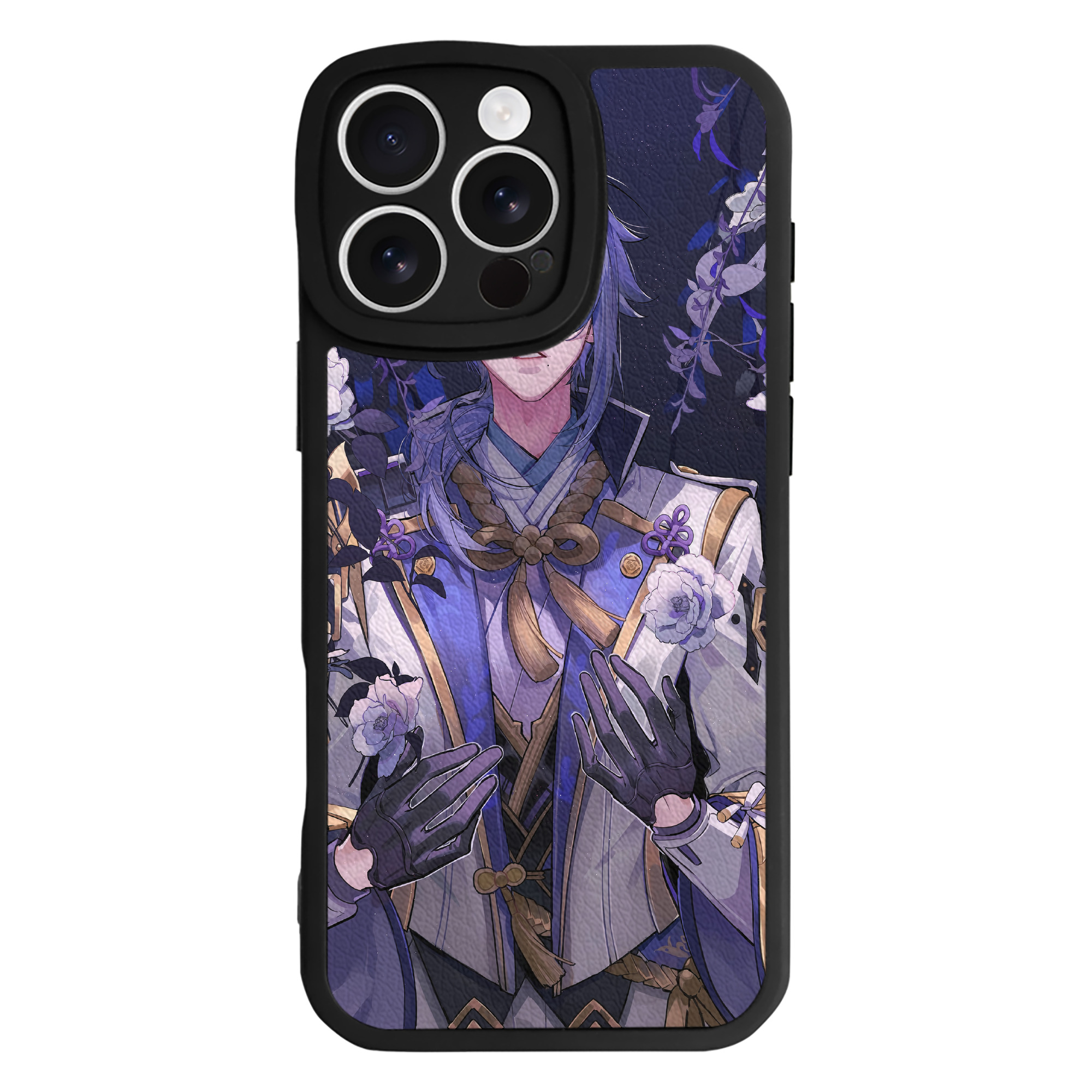 げんし神 genshin 【iPhone 16シリーズ対応】シリコンスマホケース（レザー調） 材質：シリコン